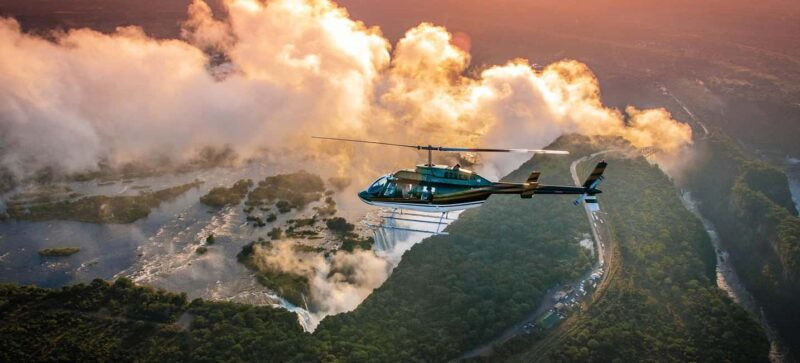 Victoria Falls Tour, Helicopter & Classic Dinner Cruise - Key Points