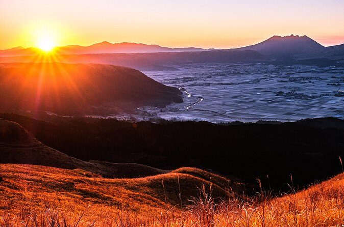 View the sunrise and sea of clouds over the Aso Caldera - Who Will Love This Experience?