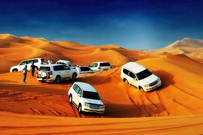Vip evening Desert Safari pickup and drop by Land Cruiser - Key Points