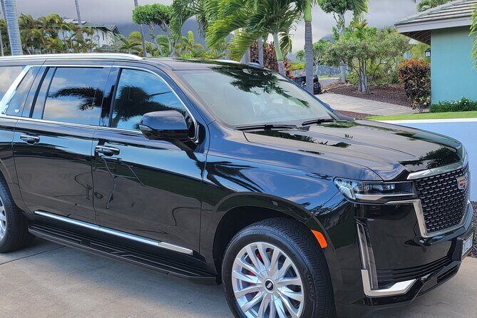 VIP Private Maui OGG Arrival Transfer in Black Cadillac Escalade - Pricing and Value