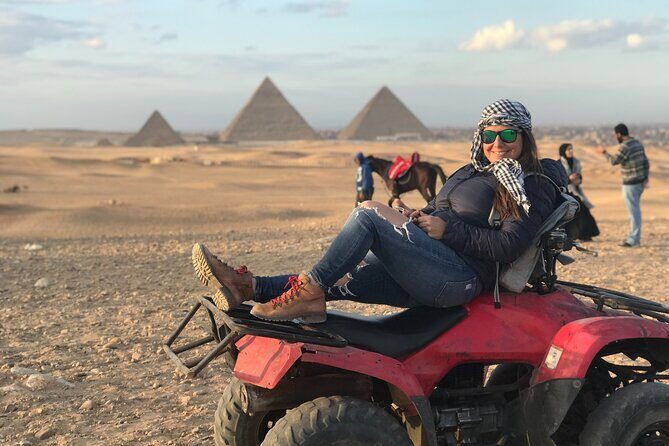 VIP Pyramids,Camel,Quad Bike(ATV) lunch,Tickets & dinner Cruise - An Evening on the Nile
