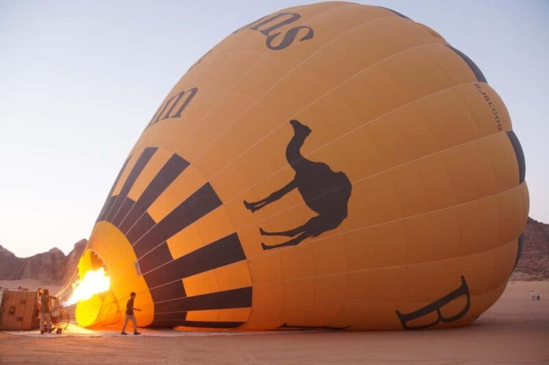 Wadi Rum: 1-Day Sunrise Balloon above Rum Valley & Transfer - The Guided Jeep Tour and Additional Options