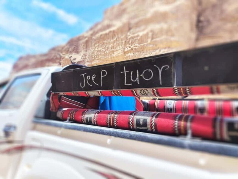 WADI RUM: ALL DAY JEEP TOUR with overnight and full meals - The Authentic Bedouin Experience