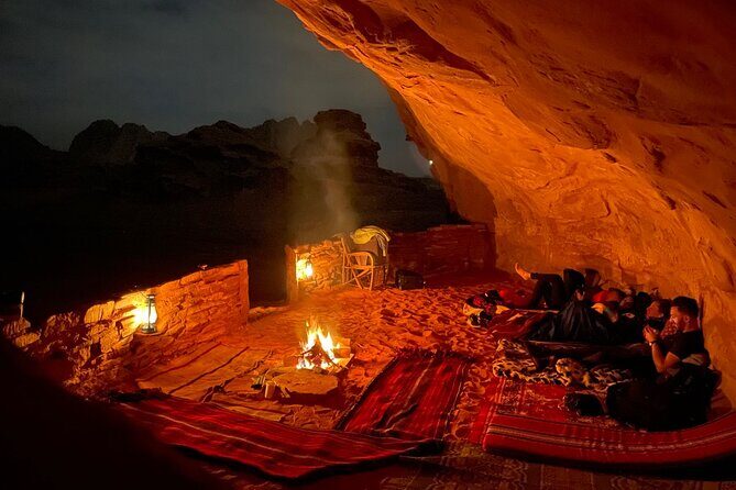 Wadi Rum Cave Camping with Jeep Tour - An Authentic 2-Day Desert Journey
