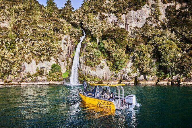Waihora Bay Shared Tour from Kinloch Marina - Hidden Waterfalls and Secluded Ravines