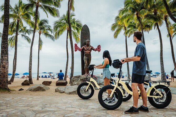 Waikiki Electric Bike Self Guided Tour- Manoa Falls Bike and Hike - Key Points