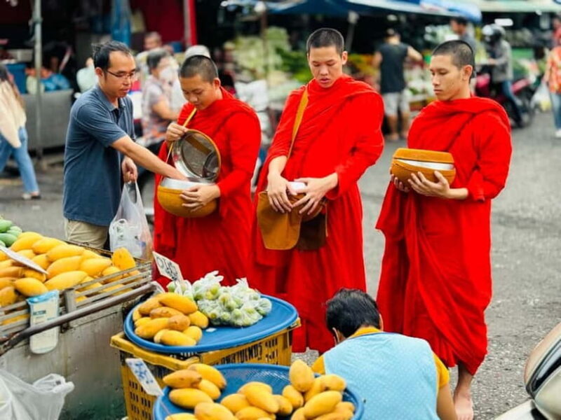 Walk With Monks Collecting Alms - An Overview of the Experience