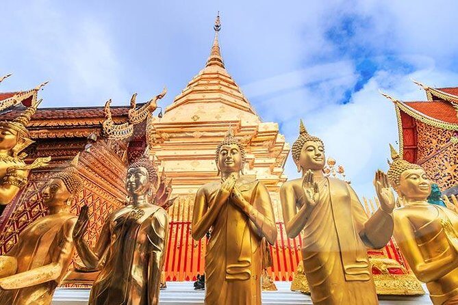 Wat Doi Suthep Temple and White Meo Hilltribe Village Half-Day Tour from Chiang Mai - Discovering Wat Doi Suthep: The Iconic Temple and Its Views