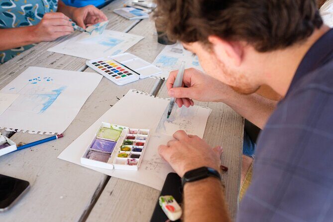 Watercolor Postcard Painting with a Local Artist - Value and Pricing: Is It Worth It?