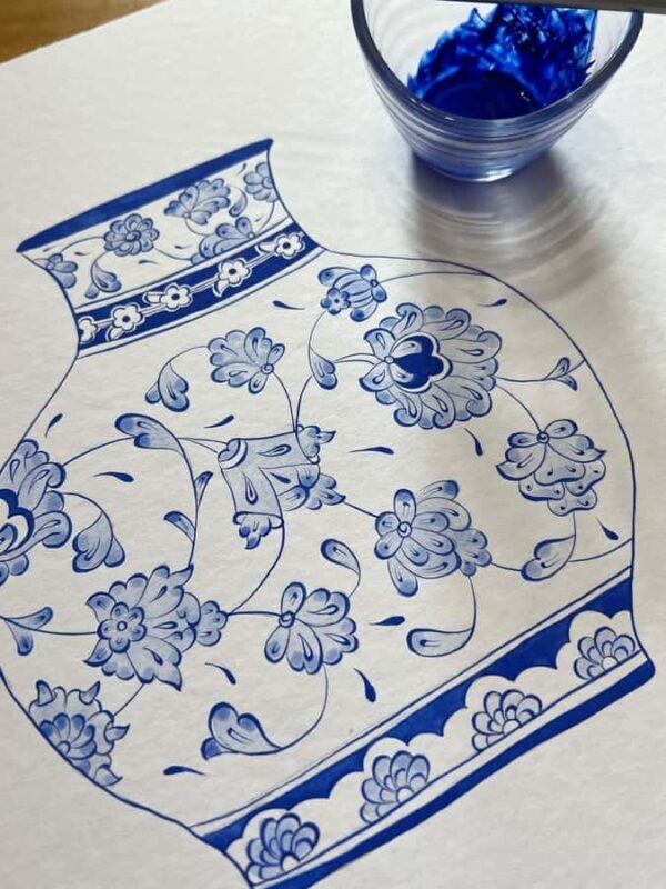 Watercolour Painting Class: Traditional Floral Motifs - The Experience in Detail