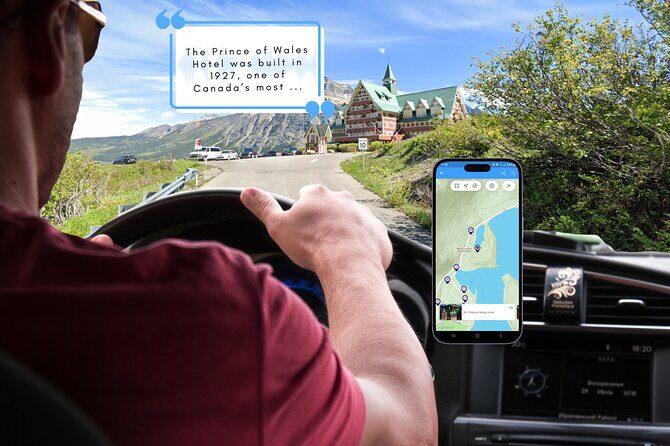 Waterton Lakes National Park Smartphone Audio Driving Tour - Key Points