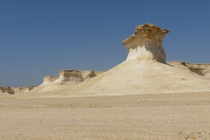 West Of Qatar Richard Serra sculpture, Mushroom Hills,Camel track - What to Expect from the Tour