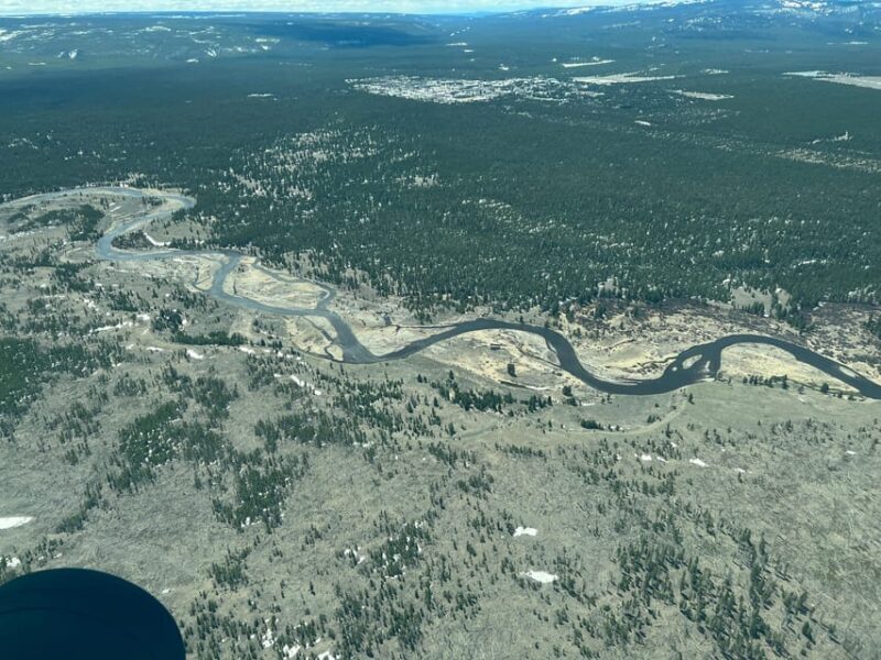 West Yellowstone: 30 Minute Aerial Tour Yellowstone Siesmic - The Pilot and the Experience