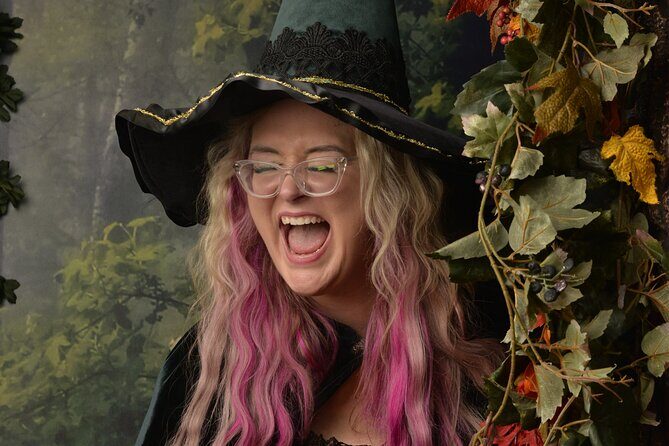Witch Costume Photo Shoot - Olde Salem Village theatrical set - The Authenticity of the Photos
