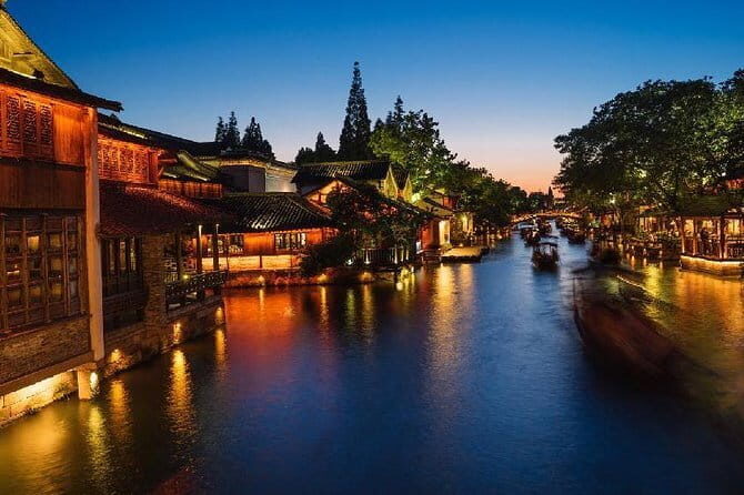 Wuzhen Ancient Water Town Private Night Tour from Hangzhou with Dinner Option - What to Expect on the Tour