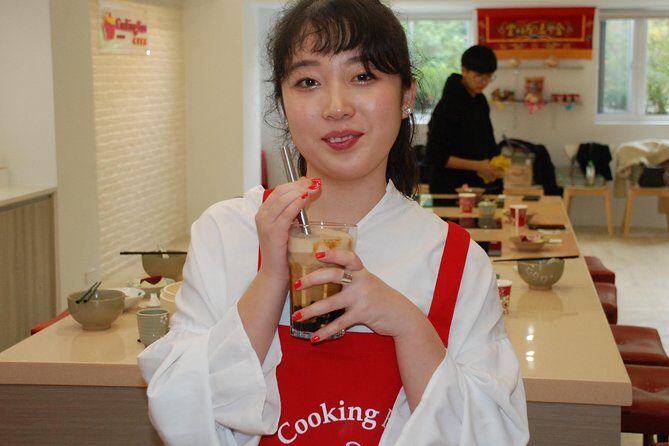 Xiao Long Bao, Chicken vermicelli with mushroom and sesame oil, Tofu strips salad, Bubble milk tea. Taiwan Traditional Delicacies Experience-A (Taipei Cooking Class) - Practical Considerations