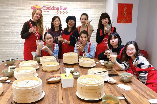 Xiao long bao, Pork thick soup, Bubble milk tea. (Taiwan Cooking Class)-B - A Close Look at the Taipei Cooking Class Experience