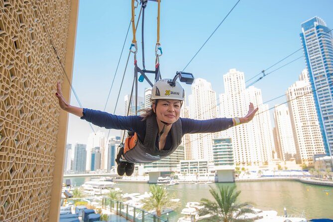 Xline Dubai Marina Zip line Experience With Photos & Video Option - An In-Depth Look at the Dubai Marina Zipline Experience