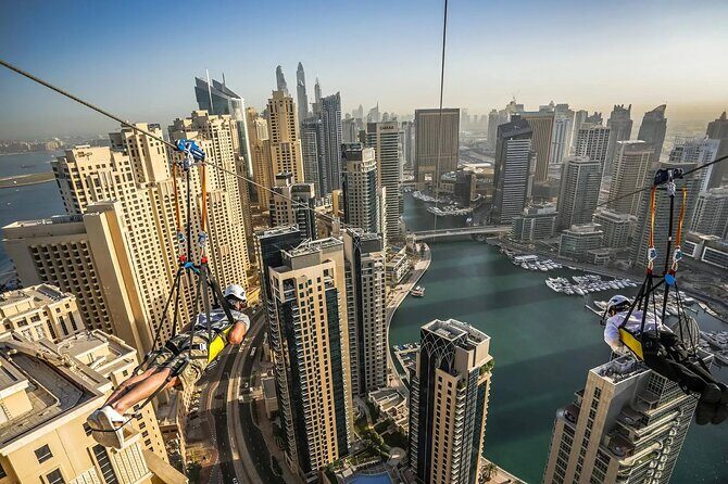 XLine Dubai Marina Zipline Ride with Transfers Options - FAQ