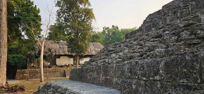 Yaxha at sunset with transportation, guide plus entrance - Transportation and Group Size