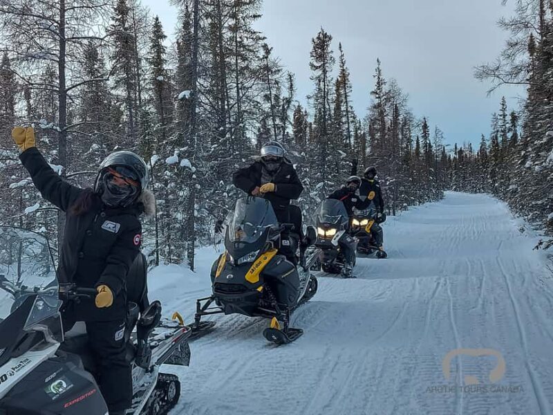 Yellowknife: Snowmobile and Ice Cave Guided Adventure Combo - The Snowmobile Experience
