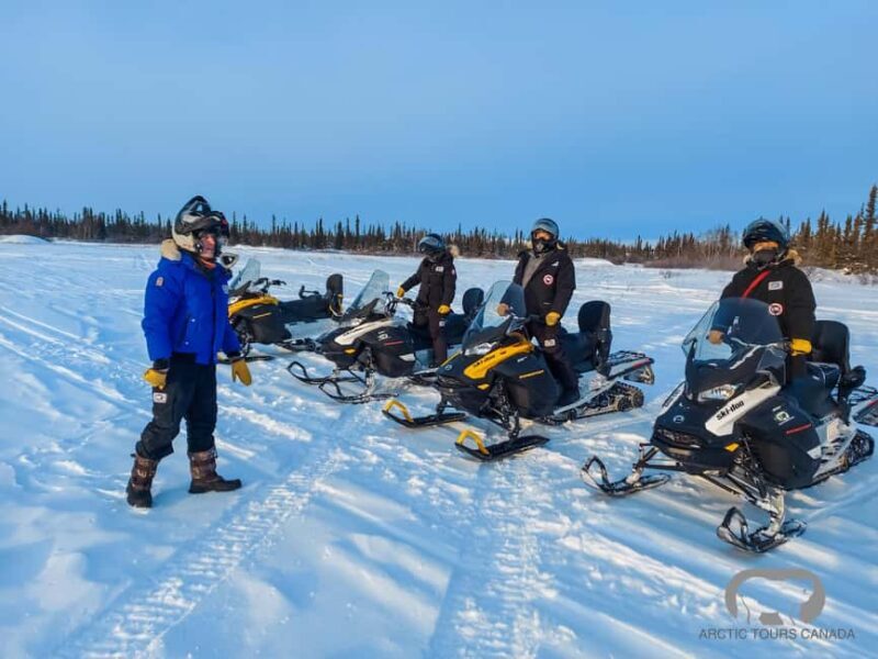 Yellowknife: Snowmobile and Ice Cave Guided Adventure Combo - Warming Up and Finishing the Tour
