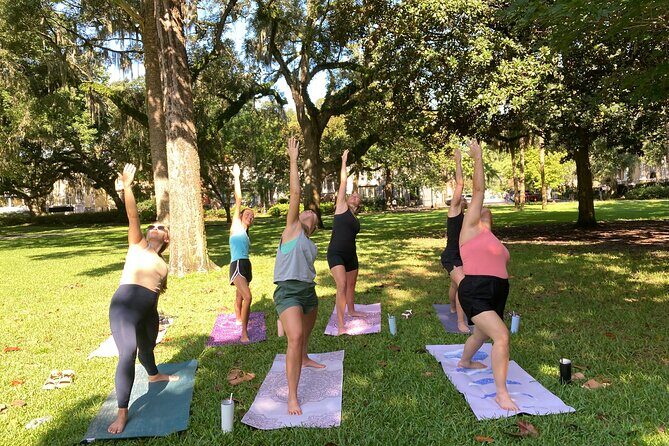 Yoga in Forsyth Park - Weather considerations and cancellation policy