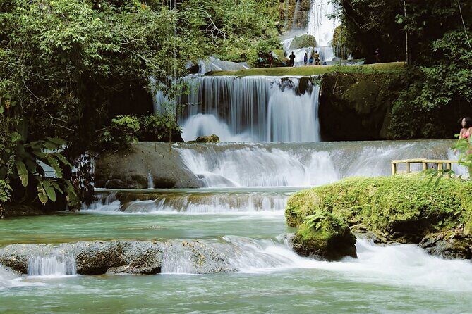 YS Falls and Black River Safari South Coast from Negril Jamaica - YS Falls: Tranquil Waterfalls and Tropical Gardens