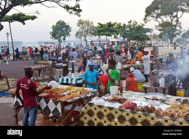 Zanzibar: night Local food market forodhani tour - Key Points