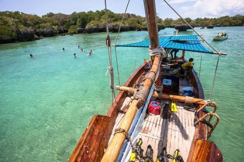 Zanzibar: Safari Blue Wooden Dhow Cruise with Seafood BBQ - Key Points