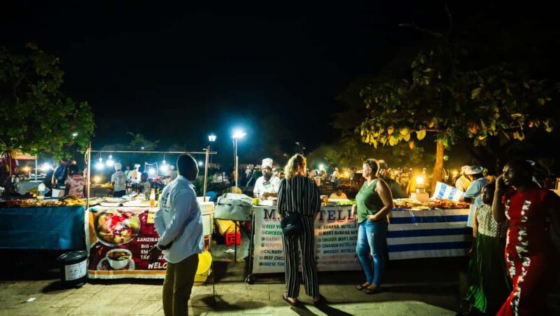 Zanzibar:Stone town Street food market walking tour,transfer - Key Points