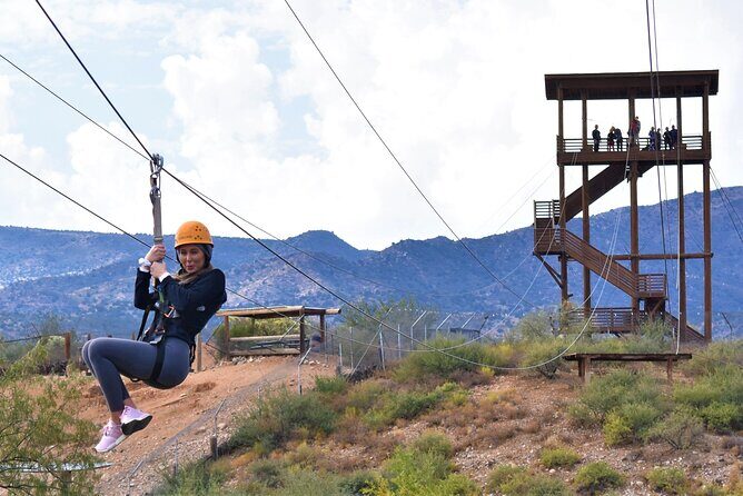 Zip Line Tour at Out of Africa Wildlife Park in Sedona,Camp Verde - An In-Depth Look at the Zip Line Experience