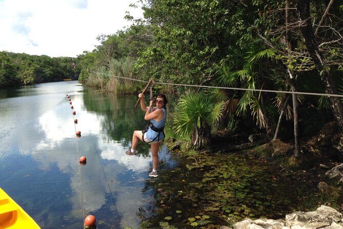Zip lining and Canoe Monkey jungle in Tulum - Authentic Experiences and Wildlife Encounters