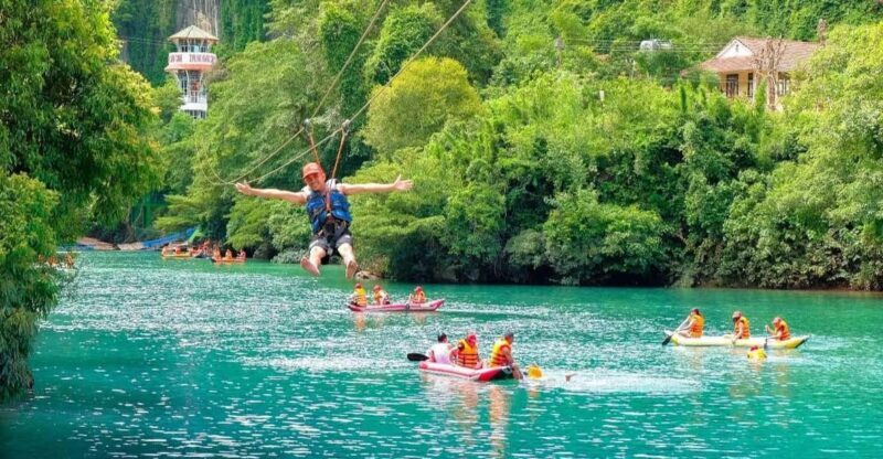 Zipline at Dark Cave And Phong Nha Cave: Dong Hoi/Phong Nha - The Value of the Tour