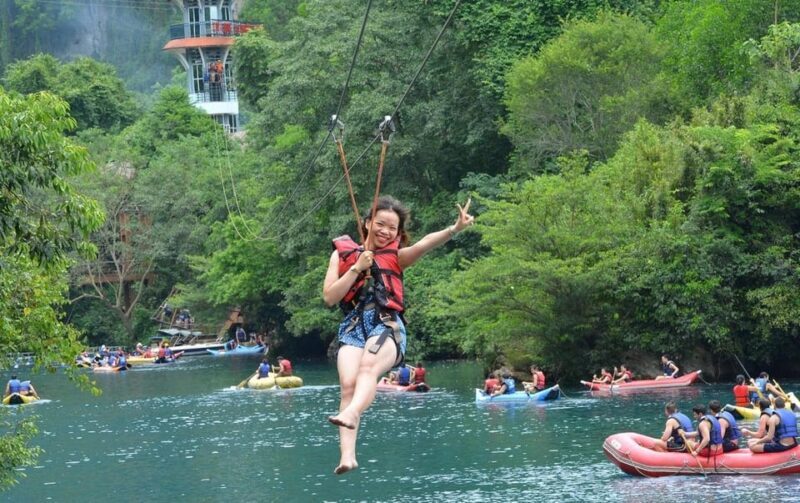 Zipline Dark Cave & Phong Nha Cave Tour : Dong Hoi/Phong Nha - The Evening Wrap-up