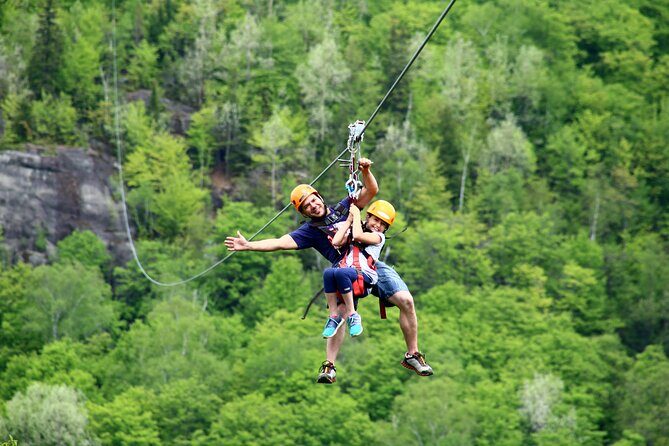Ziplines over Laurentian Mountains at Mont-Catherine - An Adventure in the Heart of Quebec’s Nature