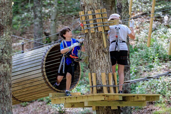 Ziplining and Climbing at The Adventure Park on Cape Cod - Key Points