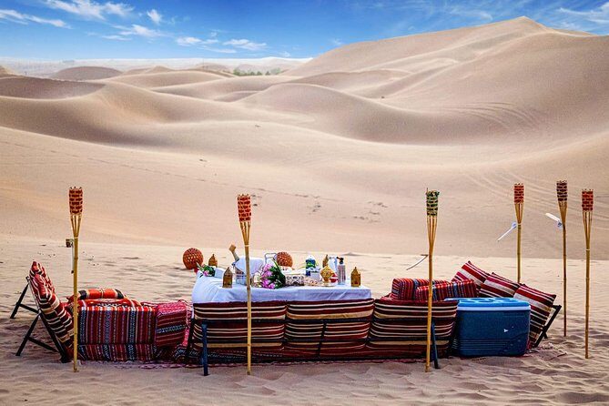 Abu Dhabi Private Desert Romantic Dune Dinner with Dune Bashing - Exploring the Itinerary: What You Can Expect