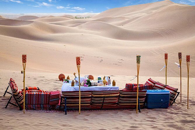 Abu Dhabi Private Desert Romantic Dune Dinner with Dune Bashing - FAQ