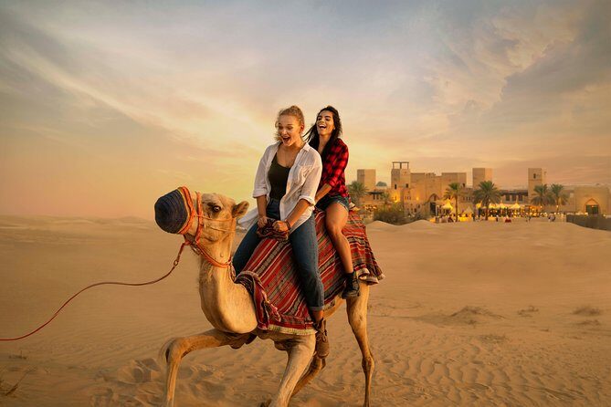 Desert Safari: Luxury Fortress Dinner, Camel Ride & Dune Bashing - Additional Activities: Camels, Henna, Souk, and Souvenirs