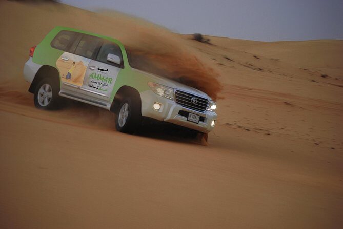 Desert Safari Tour, Quad Bike with BBQ Dinner & Show from Dubai - Pickup and Transportation