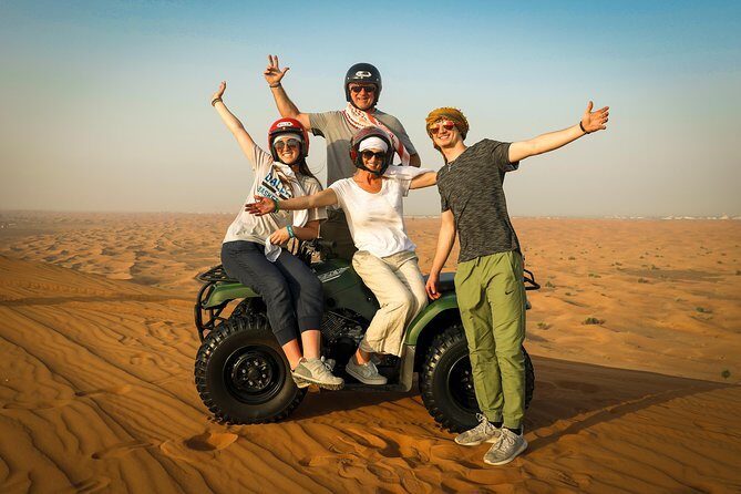 Dubai: Adventure Quad Bike Safari, Camel Ride & Refreshments - Key Points
