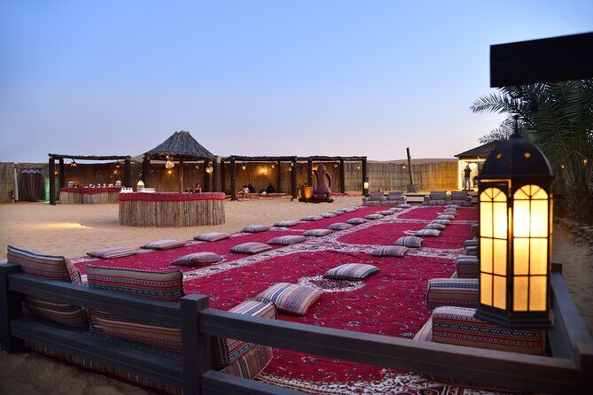 Dubai Evening Desert Safari: Sandboarding, BBQ, Camel Ride & more - In The Sum Up