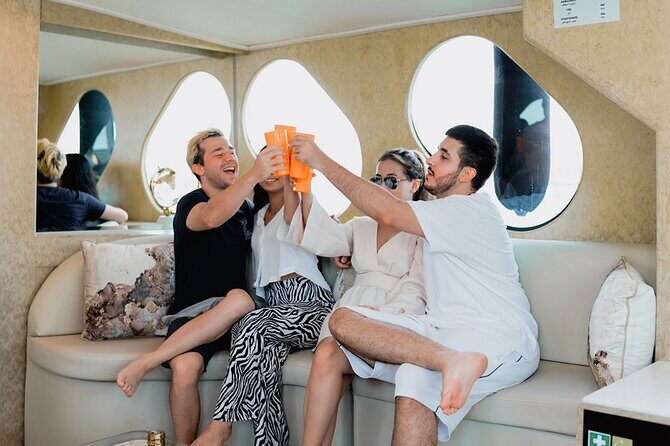 Dubai Harbour Luxury Yacht Tour with BBQ & Drinks - Key Points