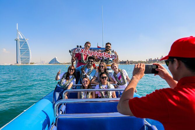 Dubai Speedboat Tour, Marina, Atlantis, Palm & Burj Al Arab - An Exciting Way to See Dubai from the Water