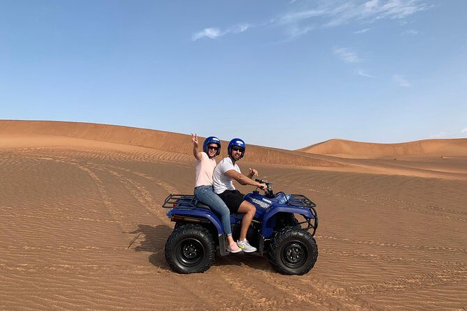 Dubai: Unique SUNSET Quad Bike Red Dunes Safari - In The Sum Up