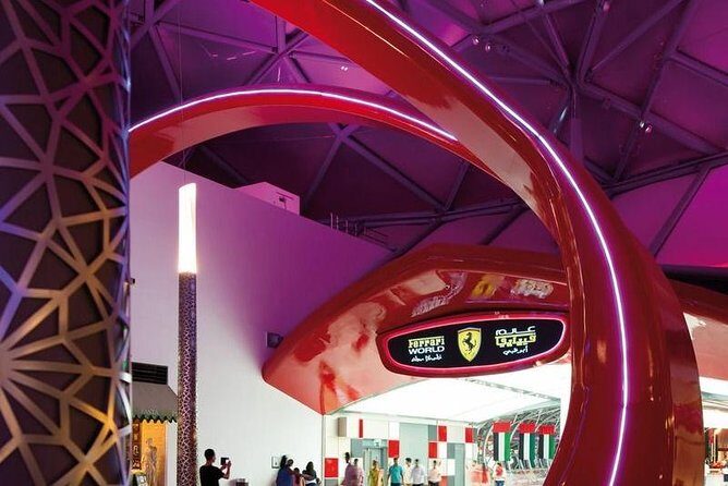 Ferrari World Abu Dhabi Admission Tickets (optional) - Transportation and Practical Tips
