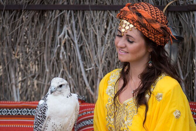 High Red Dunes with Camel Ride, Sandboarding, Falcon Show and VIP BBQ Dinner - FAQ