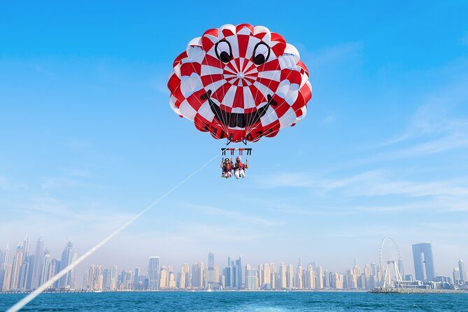 Parasailing in Dubai with Palm Jumeirah and JBR Beach views - An In-Depth Look at the Dubai Parasailing Experience