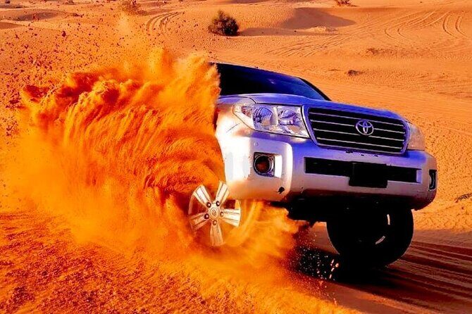Premium Desert Safari Dubai : Dune Bashing, Camel Ride with BBQ - Key Points